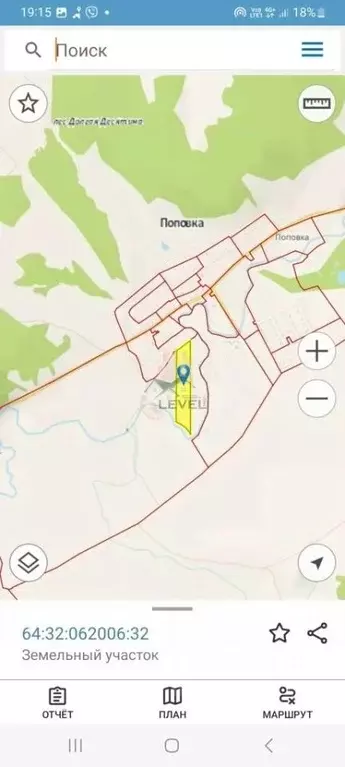 Участок в Саратовская область, с. Поповка  (1500.0 сот.) - Фото 1