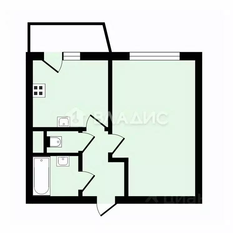 1-к кв. Санкт-Петербург Ленинский просп., 78к1 (36.0 м) - Фото 1