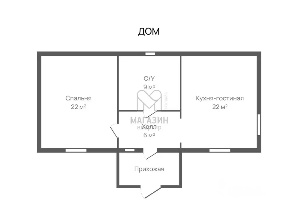 Дом в Ленинградская область, Лужский район, Мшинское с/пос, д. ... - Фото 2