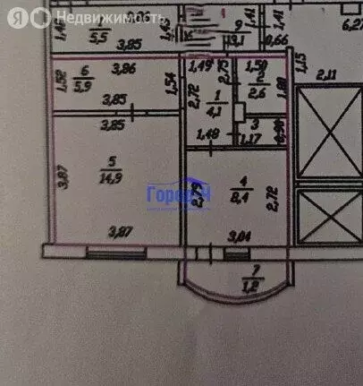 1-комнатная квартира: Чебоксары, улица Академика В.Н.Челомея, 5 (36.9 ... - Фото 1
