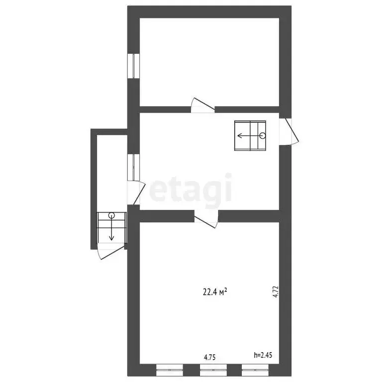 Дом в деревня Паново, улица Сторонка (22.4 м) - Фото 1