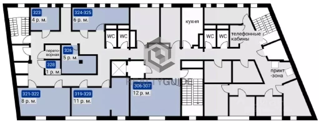 Офис в Москва ул. Земляной Вал, 8 (21 м) - Фото 1