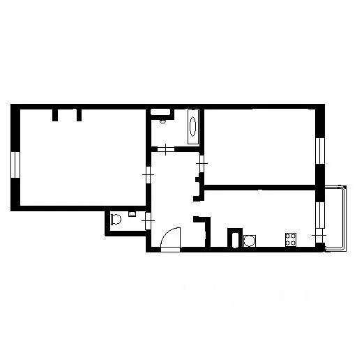2-к кв. Санкт-Петербург Петергофское ш., 45 (65.0 м) - Фото 1