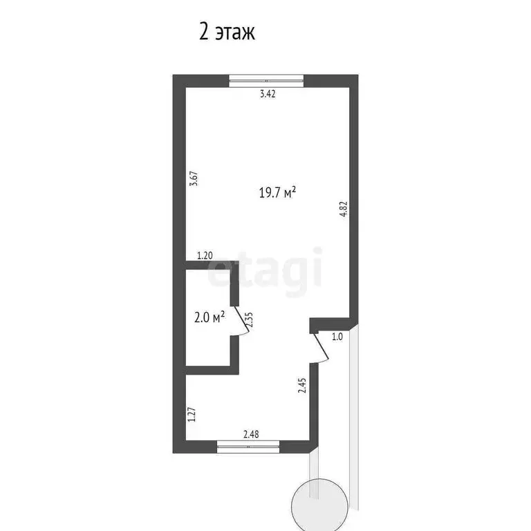 2-комнатная квартира: Ялта, улица Чехова, 19 (80 м) - Фото 1
