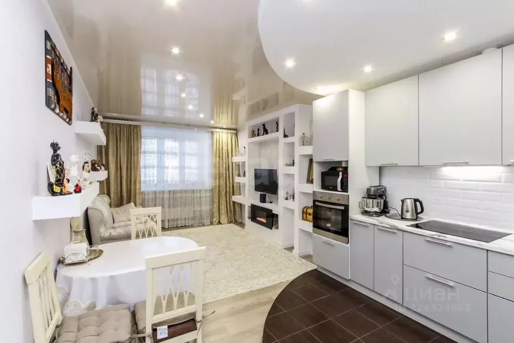 1-к кв. Тюменская область, Тюмень ул. Домостроителей, 26к3 (46.0 м) - Фото 1