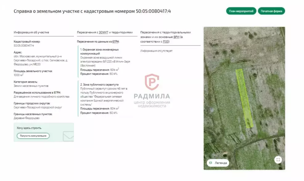 Участок в Сергиево-Посадский городской округ, деревня Федорцово (10 м) - Фото 1