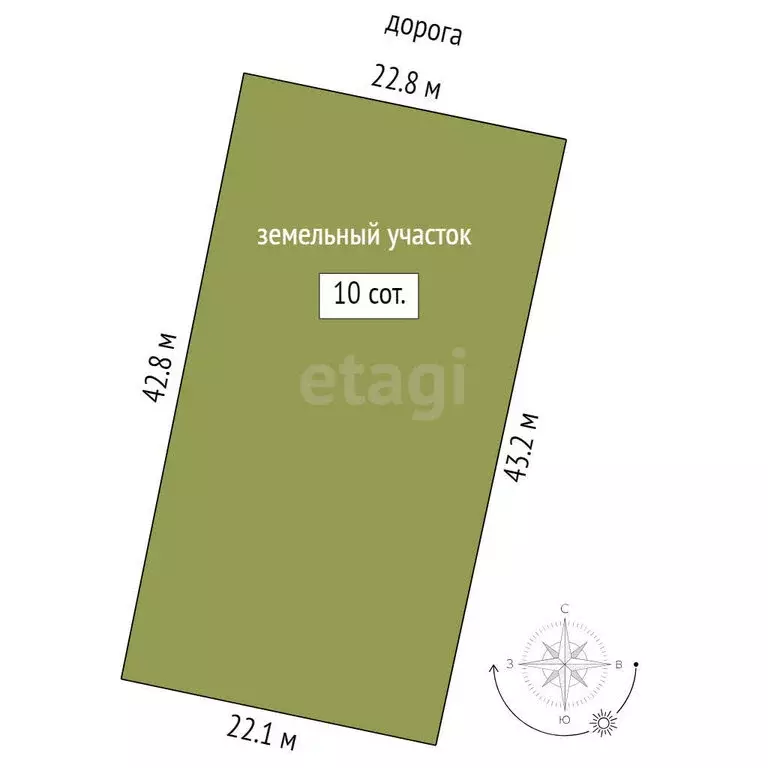 Участок в Хайбуллинский район, Абишевский сельсовет, деревня Урняк (10 ... - Фото 1