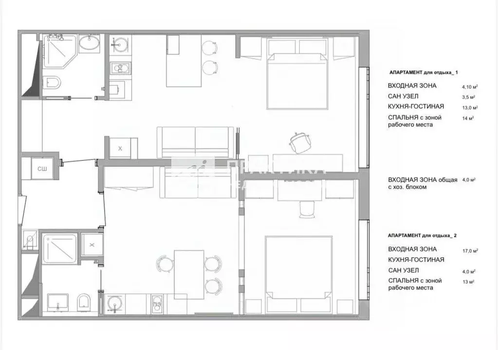 2-к кв. Москва просп. Мира, 95 (73.4 м) - Фото 2