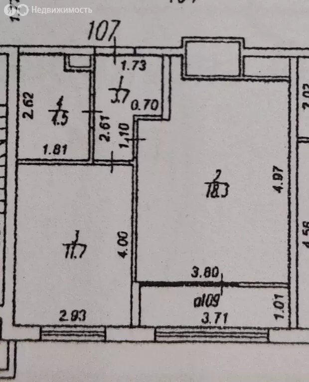 1-комнатная квартира: Дядьково, жилой комплекс Бульвар Оптимистов (42 ... - Фото 1