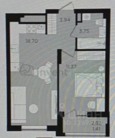 1-к кв. Калининградская область, Калининград ул. Старшины Дадаева, ... - Фото 2