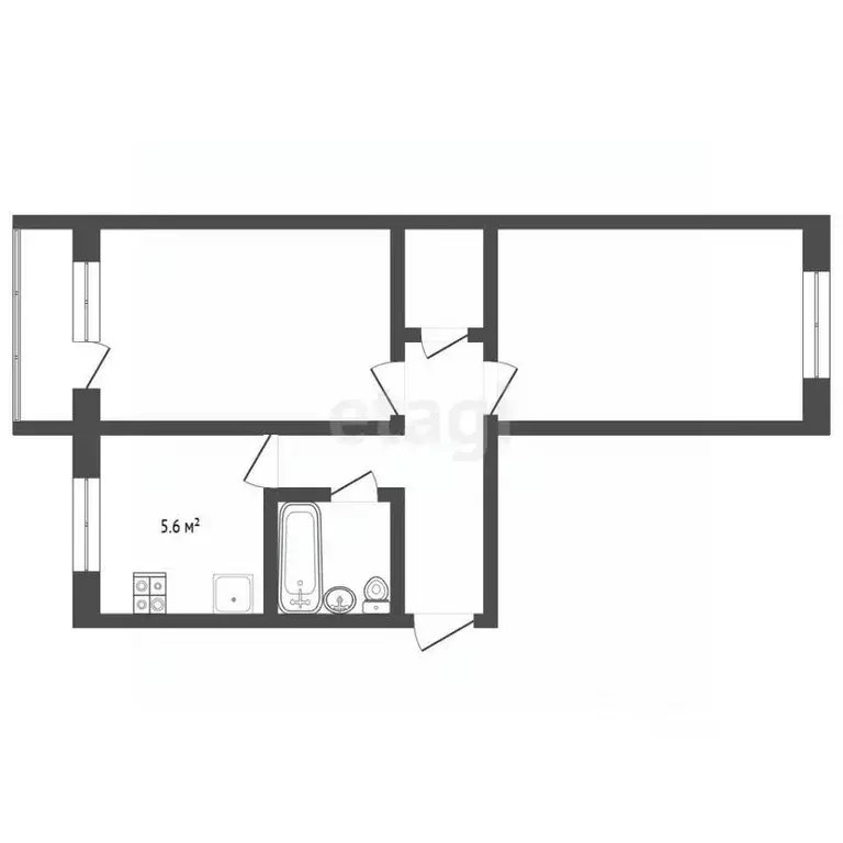2-к кв. Камчатский край, Петропавловск-Камчатский ул. Петра Ильичева, ... - Фото 1