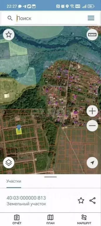 Участок в Калужская область, Боровский муниципальный округ, Совьяки ... - Фото 1