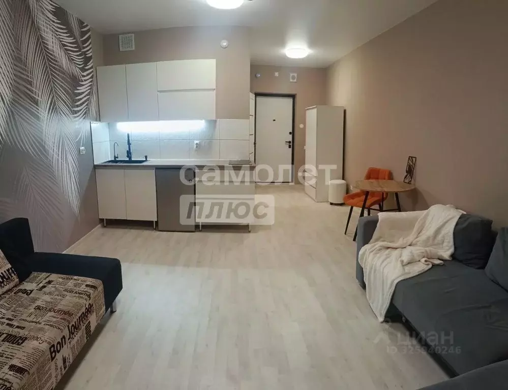 Студия Свердловская область, Екатеринбург ул. Крауля, 107/4 (25.5 м) - Фото 1