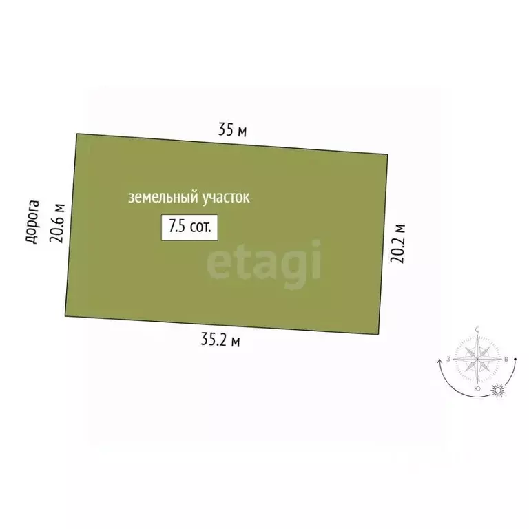 Участок в Тюменская область, Нижнетавдинский муниципальный округ, ... - Фото 2