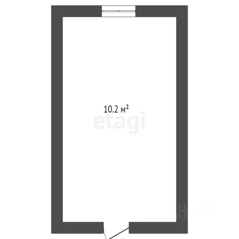 Комната Тюменская область, Тюмень Камчатская ул., 47а (10.2 м) - Фото 1