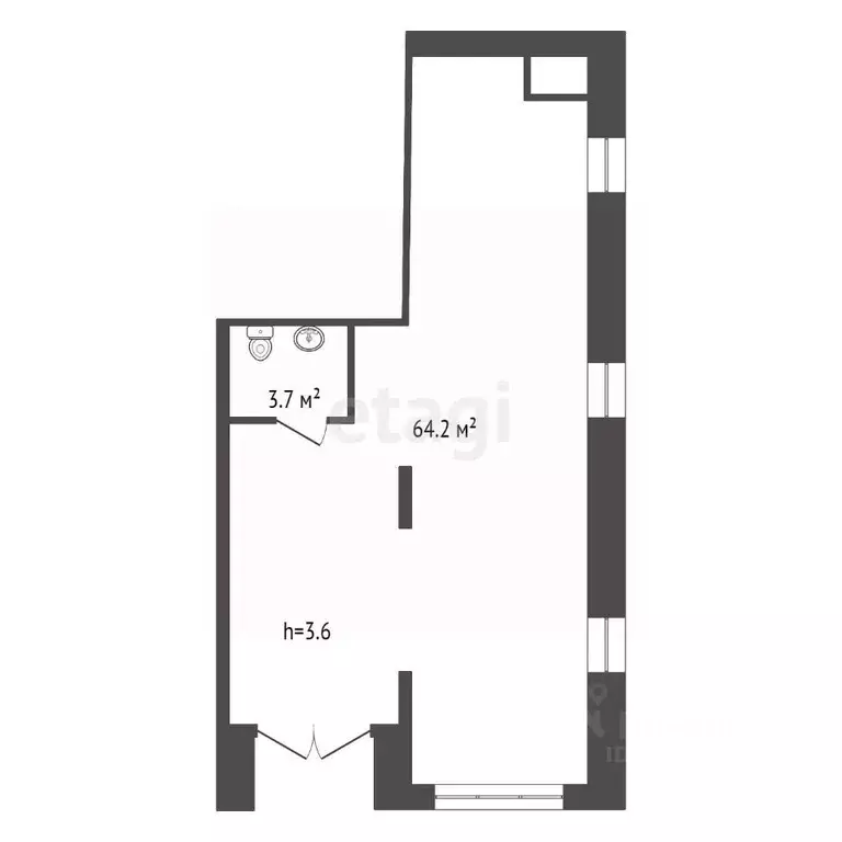Помещение свободного назначения в Тюменская область, Тюмень ул. ... - Фото 2