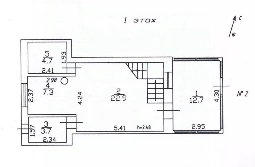Дом в Калужская область, Калуга Стекольная ул., 83 (110 м) - Фото 2