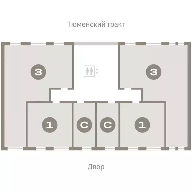 1-к кв. Ханты-Мансийский АО, Сургут 35-й мкр, Квартал Новин жилой ... - Фото 1