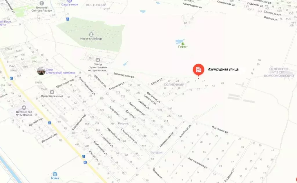 Участок в Краснодарский край, Темрюк ул. Изумрудная (5.0 сот.) - Фото 0