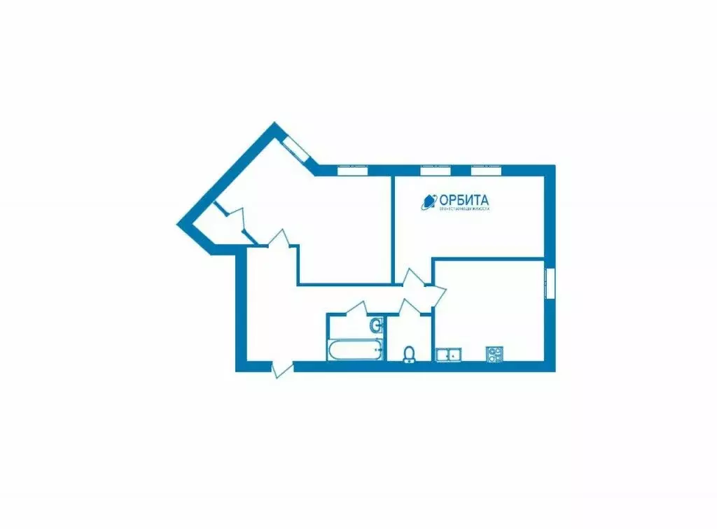 2-комнатная квартира: Тюмень, улица Республики, 204к14 (61 м) - Фото 1