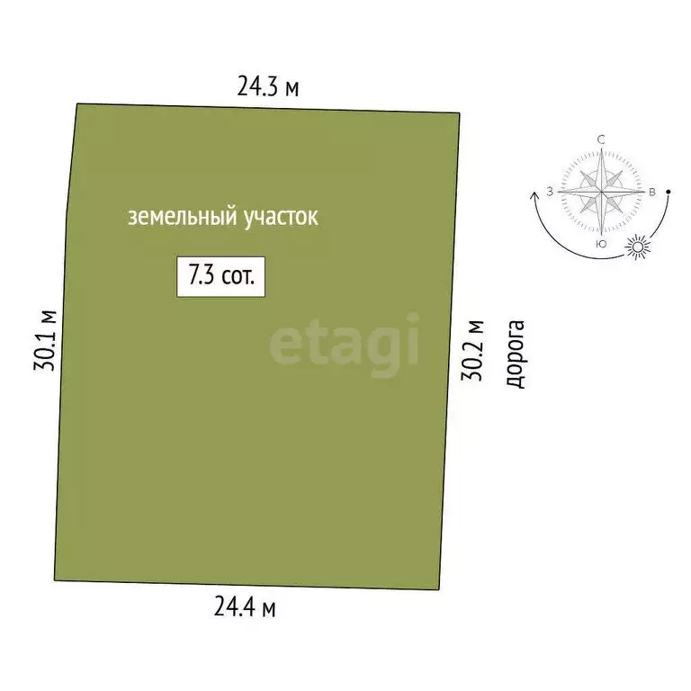 Участок в Тюменская область, Нижнетавдинский муниципальный округ, ДНТ ... - Фото 0