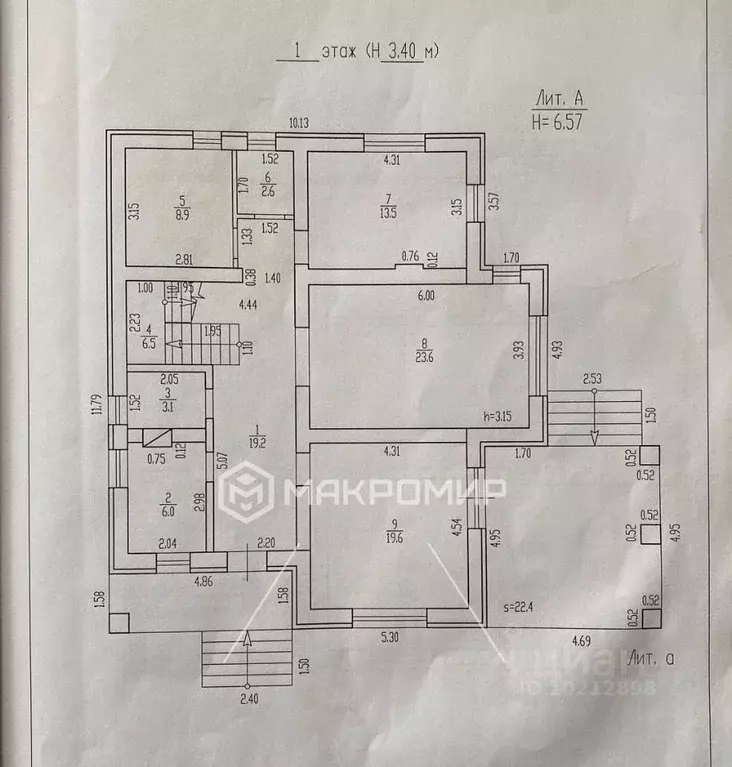 Дом в Брянская область, Брянск Белые Берега пгт, ул. Чкалова (200 м) - Фото 2