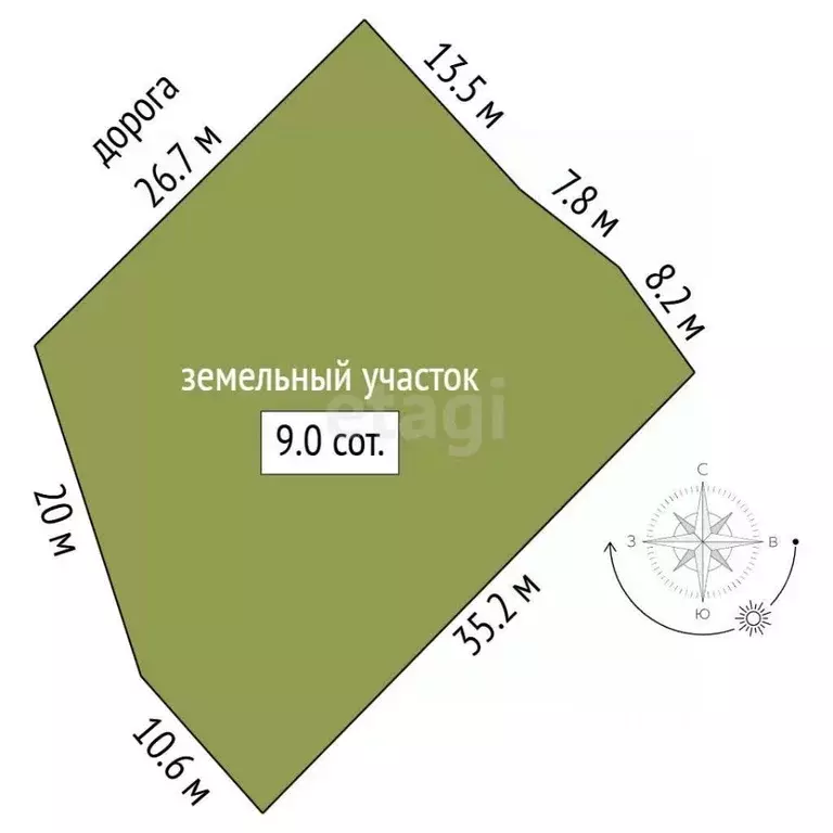Участок в Севастополь Дачник СТ, ул. 1-я Воронцовская (8.98 сот.) - Фото 2