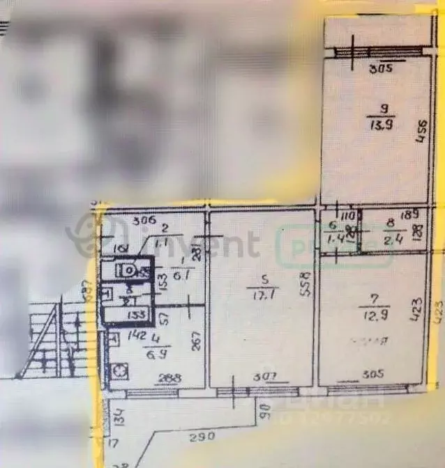 3-к кв. Калининградская область, Калининград Московский просп., 18 ... - Фото 1