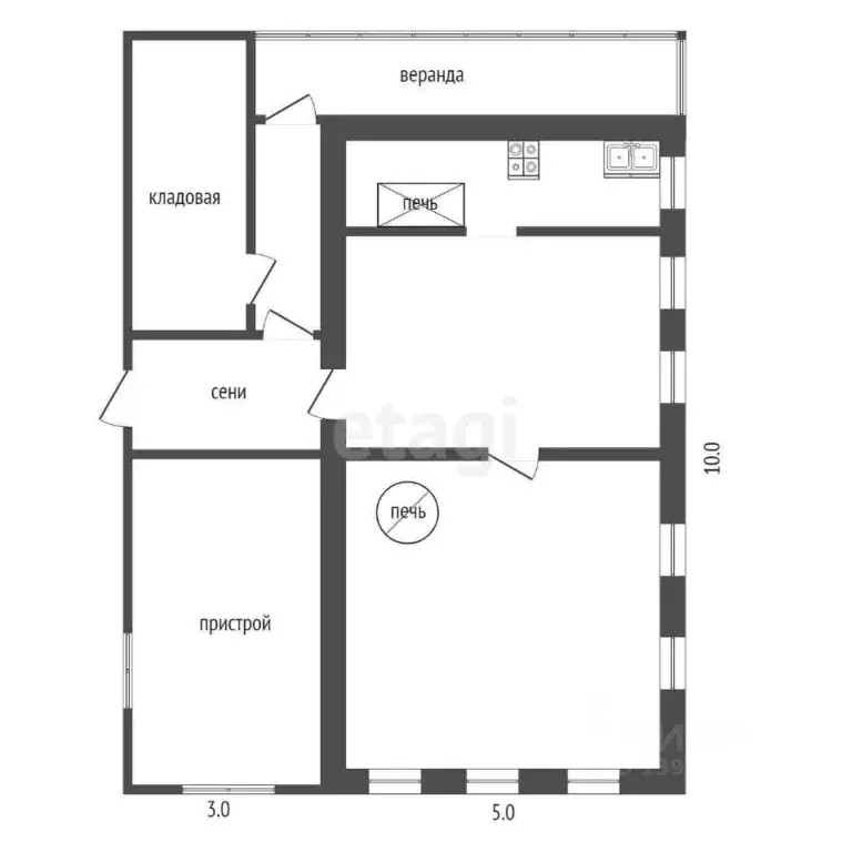 Дом в Тюменская область, Ярковский муниципальный округ, с. Караульнояр ... - Фото 2