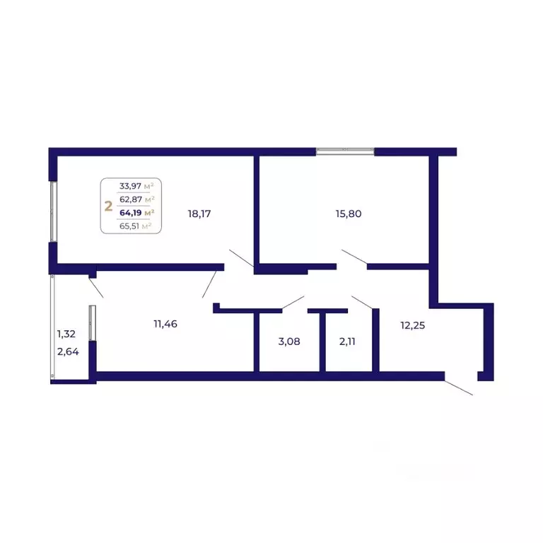 2-к кв. Башкортостан, Уфа Затон-Восточный жилрайон, Паруса жилой ... - Фото 0