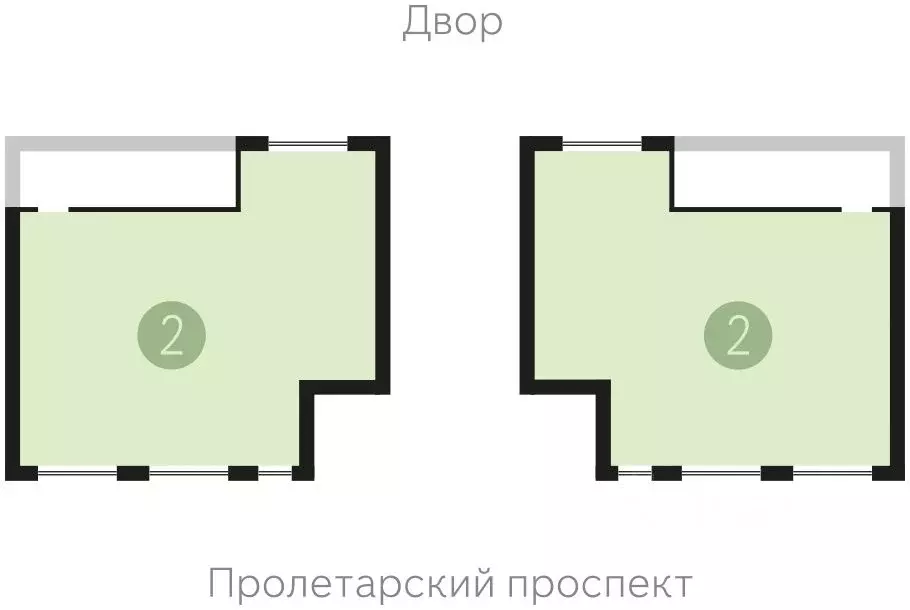 2-к кв. Ханты-Мансийский АО, Сургут Пролетарский просп., с9 (169.4 м) - Фото 1