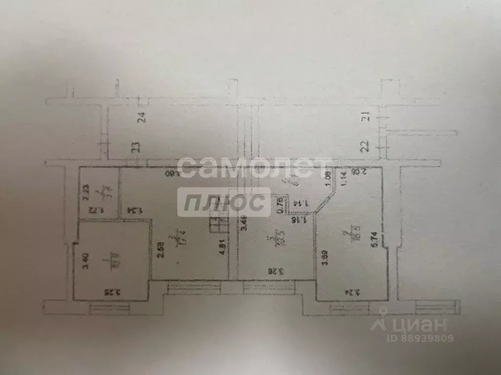 4-к кв. Калужская область, Боровск ул. Ленина, 60 (110.0 м) - Фото 2