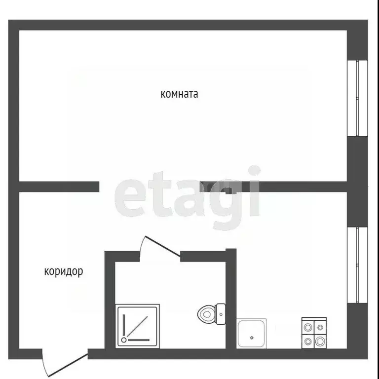 1-к кв. Ярославская область, Ярославль ул. Большие Полянки, 15 (31.3 ... - Фото 2