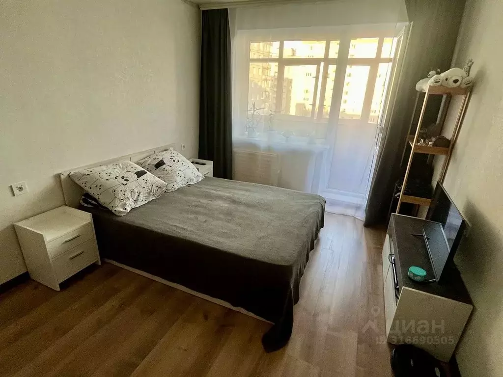 1-к кв. Башкортостан, Уфа Российская ул., 43/3 (32.8 м) - Фото 0