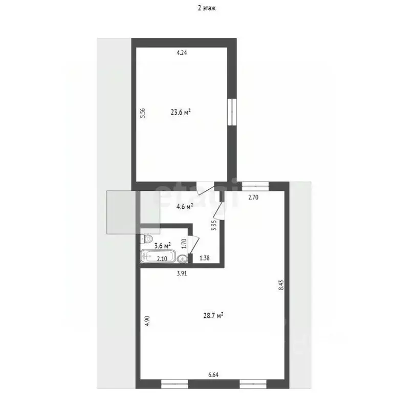 Торговая площадь в Московская область, Воскресенск Центральный мкр, ... - Фото 2