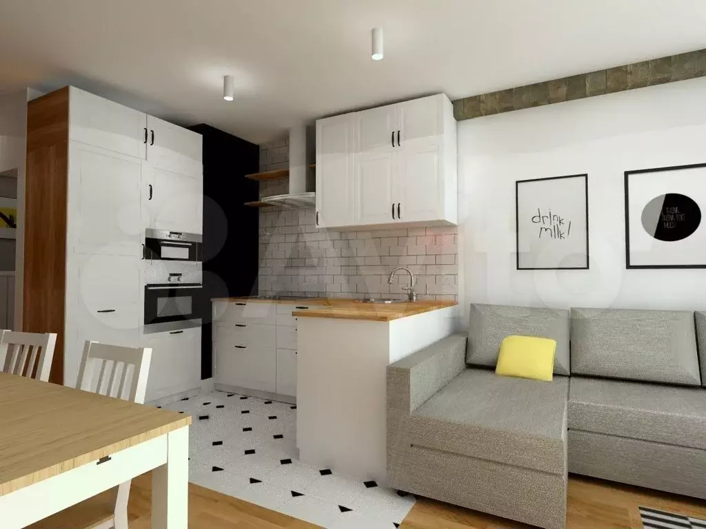 1-к. квартира, 40,5 м, 5/5 эт. - Фото 1