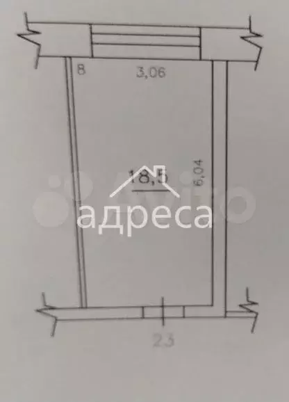 Комната 18,5 м в 1-к., 2/5 эт. - Фото 0