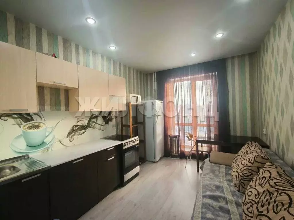 1-к кв. Новосибирская область, Новосибирск ул. Николая Сотникова, 19 ... - Фото 1