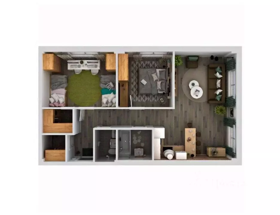 3-к кв. Кировская область, Киров ул. Энтузиастов, 23 (67.5 м) - Фото 1