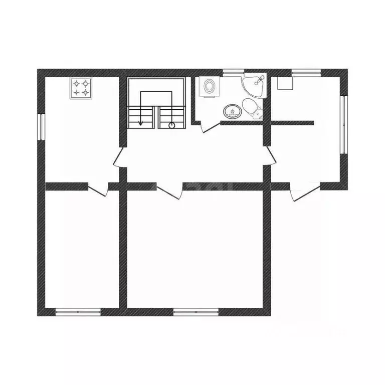 Дом в Алтайский край, Смоленский район, с. Новотырышкино ул. Зеленый ... - Фото 2