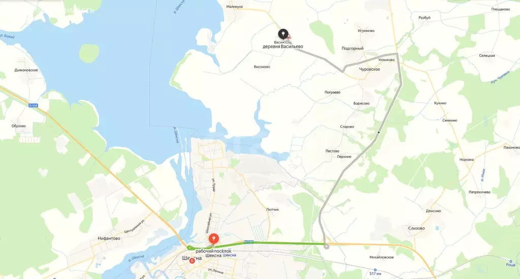 Участок в Вологодская область, Шекснинский муниципальный округ, ... - Фото 2