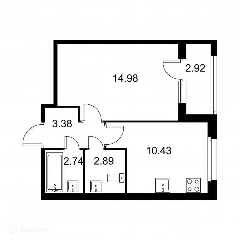 Продаётся 1-к квартира, 35.9 м - Фото 0