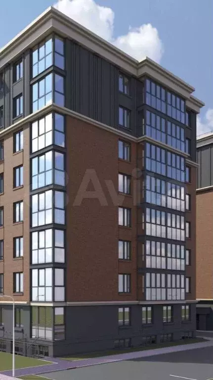 1-к. квартира, 41 м, 1/8 эт. - Фото 1