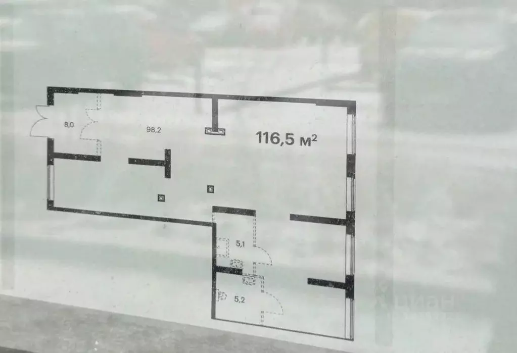 Торговая площадь в Московская область, Котельники Парковый мкр,  (117 ... - Фото 2