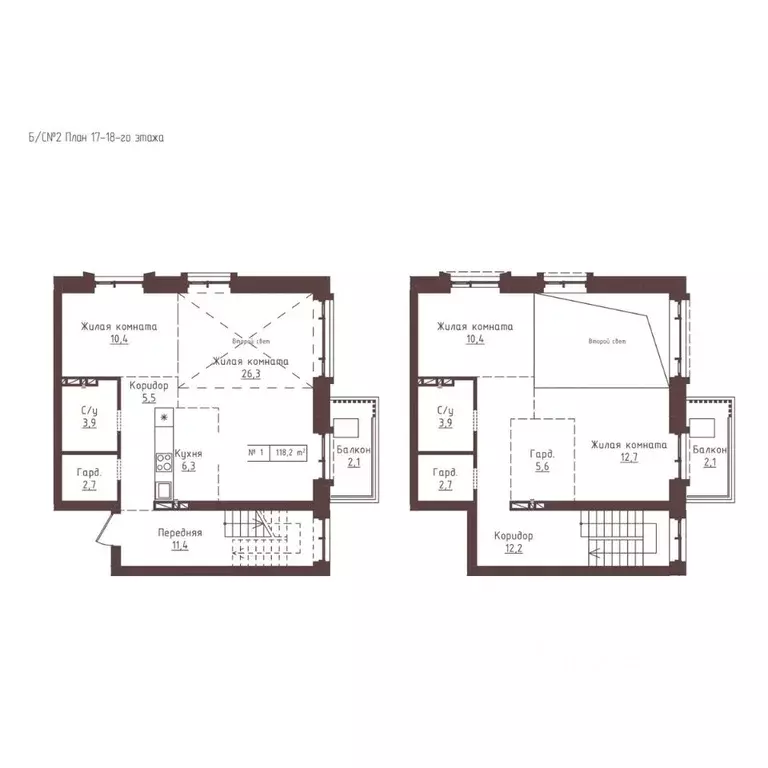 4-к кв. Алтайский край, Барнаул ул. Папанинцев, 155 (118.2 м) - Фото 1