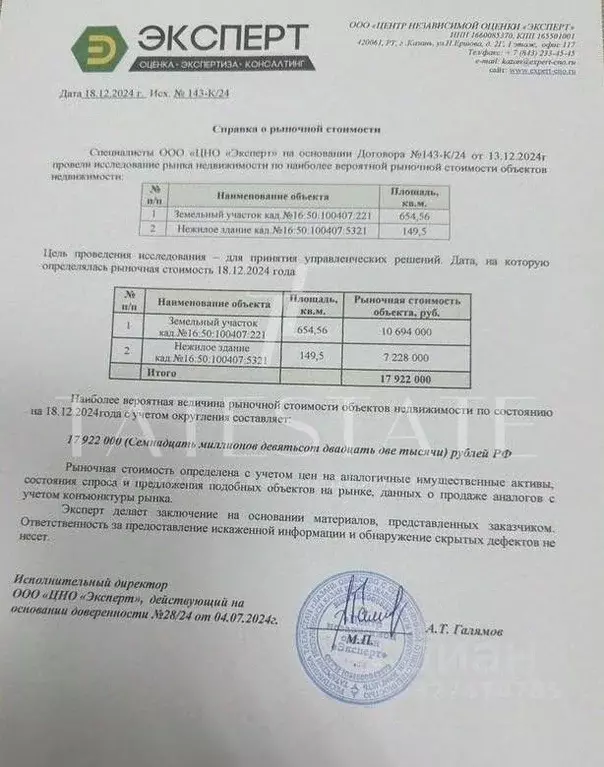 Участок в Татарстан, Казань ул. Шамиля Усманова, 27В (6.5 сот.) - Фото 2