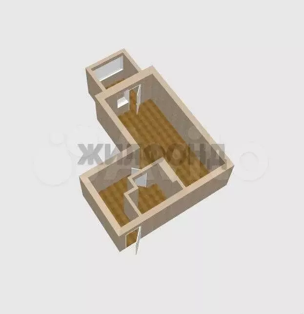 Квартира-студия, 30,8 м, 4/16 эт. - Фото 1
