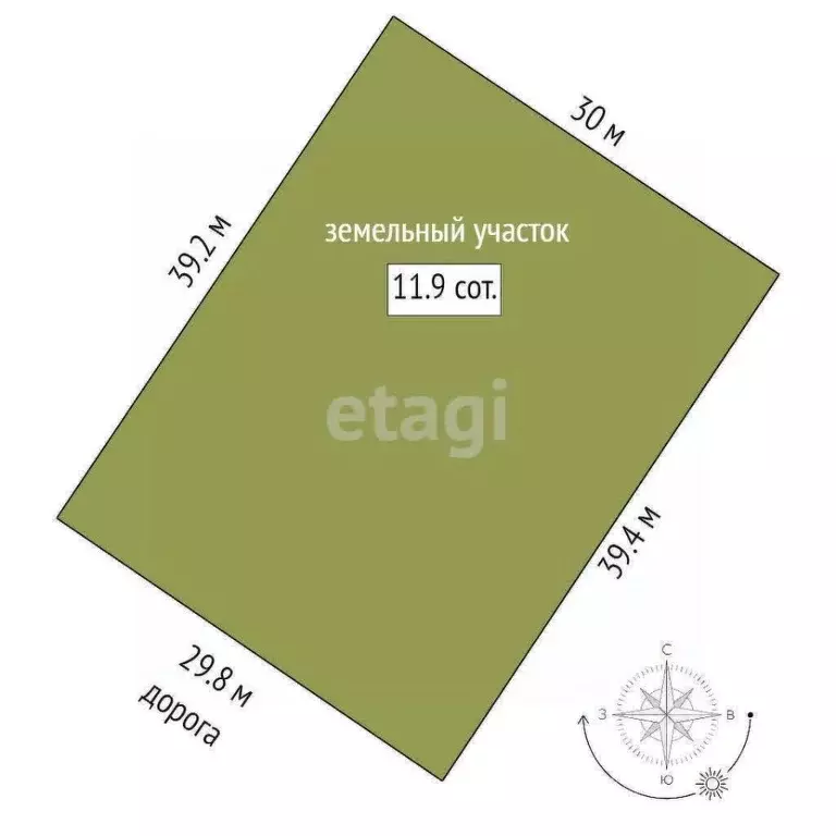 Участок в Ростовская область, Азов Азовский район,  (11.83 сот.) - Фото 2