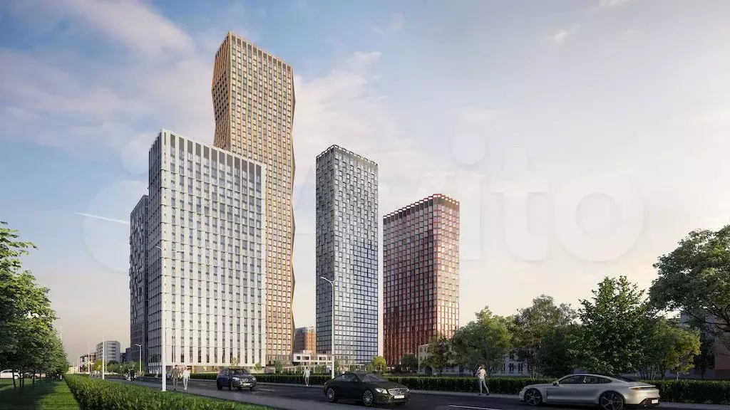 3-к. квартира, 73,7 м, 4/26 эт. - Фото 1