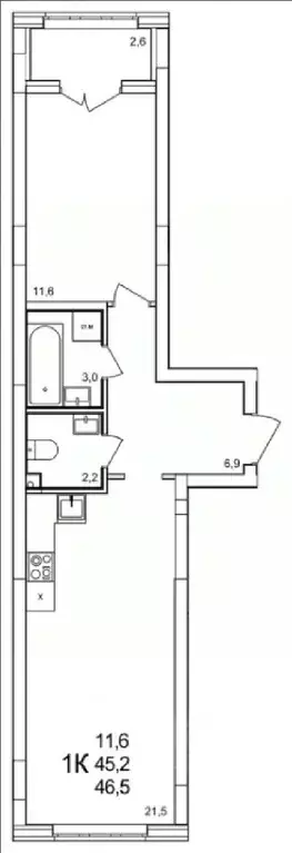 1-к кв. Нижегородская область, Нижний Новгород д. Анкудиновка, КМ ... - Фото 0